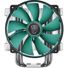DEEPCOOL Cooler  "LUCIFER V2", Gamer Storm, Intel Socket LGA1700/1200/1151/1150/1155/20xx & AMD AM5/AM4, up to 300W, 1x PWM fan: 140х140х26mm, PWM fan with min.300RPM for extreme silence, 300~1400rpm, 12.6~31.1dBA, 81.33CFM, 4 pin, Hydro Bearing, Full-cop