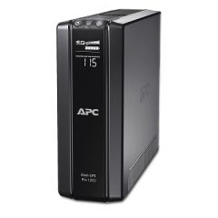 APC Back-UPS Pro BR1200G-RS, 1200VA/720W, AVR, 6 x CEE 7/7 Schuko (3 Battery Backup, all 6 Surge Protected), RJ-11/ RJ-45 Data Line Protection, LCD Display,  PowerChute USB /Serial Port