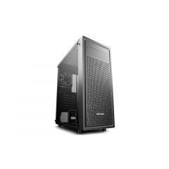 Корпус DEEPCOOL E-SHIELD / w/oPSU / Side panel / 1x120mm / ATX / Black