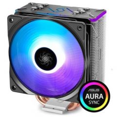 DEEPCOOL Cooler  "GAMMAXX GTE V2", Intel Socket LGA1700(adapter needed)1200/1151/1150/1155/2011 & AMD AM5/AM4/FM2/AM3, up to 150W, 1x120mm PWM RGB fan, 500~1650rpm, 17.8~27dBA, 56.5CFM, 4 pin, PWM, Hydro Bearing, 4 direct -contact Cooper heatpipes