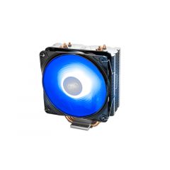 DEEPCOOL Cooler  "GAMMAXX 400 V2 BLUE", Socket Intel LGA1700/1200/1151/1150/1155 & AM5/AM4, up to TDP 180W, 120х120х25mm, PWM Fan with BLUE LED, 500~1650rpm, <27.8 dBA, 64.5CFM, 4 pin, PWM, Hydro Bearing, 4x 6mm Cooper heatpipes direct contact