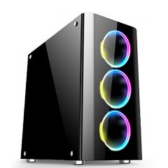 Компьютер ATOL PC1065MP - Gaming A-RGB#3.2 / AMD Ryzen 5 / 16GB / 256GB SSD + 1TB / GTX1650 / Black
