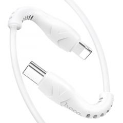 Кабель Type-C на Lightning HOCO  X55 Trendy / 1m / PVC / up to 3A / White