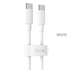 Кабель Type-C на Type-C HOCO  X51 High-power / 1m / ABS / up to 3A / White