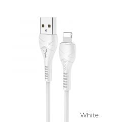 Кабель USB на Lightning HOCO  X37 Cool power / 1m / PVC / up to 2.4A / White
