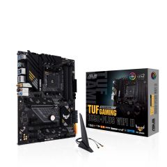 Материнская плата ASUS TUF GAMING B550-PLUS WIFI II / AM4 / B550 / DDR4 / mATX