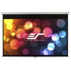 Elite Screens 135" (16:9) 299 x 168 cm, Manual Pull Down Screen, White