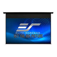 Elite Screens 120" (4:3) 244 x 183 cm, Electric Projection Screen, Spectrum Series with IR/Low Voltage 3-way wall box, Black