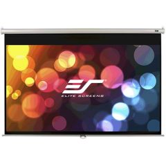 Elite Screens 120" (4:3) 244 x 183cm, Manual Projection Screen, Pull Down, White