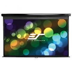 Elite Screens 150" (16:9) 332 x 187 cm, Manual Projection Screen, Pull Down, Black