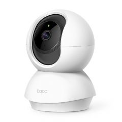 Indoor IP Security Camera  TP-LINK Tapo C210, White,  No Hub Required, FHD (1920x1080), Smart IP Pan/Tilt Camera, WiFi, 114° angle lens, 1/2.8“, F/NO: 2.4; Focal Length: 3.83mm, 2-way audio, Privacy Mode, Motion Tracking, Night Vision, 360° Panoramic Snap