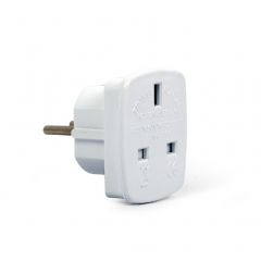 Gembird AC power adapter UK socket to EU schuko plug 7.5A