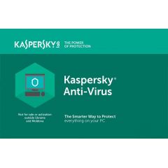 Kaspersky Anti-Virus Eastern Europe Edition.  2-Desktop  1 year  Base License Pack, Card