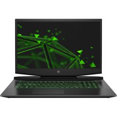 Ноутбук 17.3" HP Pavilion Gaming 17-cd2081ur / Intel Core i5 / 8GB / 512GB SSD / RTX 3050Ti / Shadow Black with Acid green pattern
