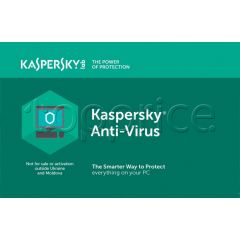 Kaspersky Anti-Virus Eastern Europe Edition.  1-Desktop  1 year  Renewal License Pack, Card