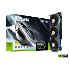 Видеокарта ZOTAC GeForce RTX 4070 AMP AIRO / 12GB / GDDR6X / 192bit