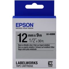 Epson LK-4SBM Black/Silver