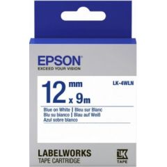 Epson LK4WLN Blue/White