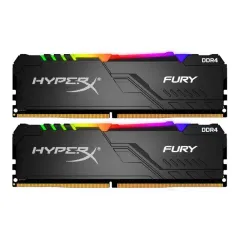 32GB DDR4-3200MHz  Kingston HyperX FURY RGB (Kit of 2x16GB) (HX432C16FB3AK2/32), CL16-18-18, 1.35V