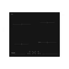 Индукционная варочная панель Sharp KH-6I45FT0I-EU, Чёрный