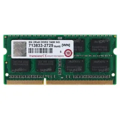 8GB DDR3 1600MHz SODIMM 204pin  Transcend PC12800, CL11, 1.5V