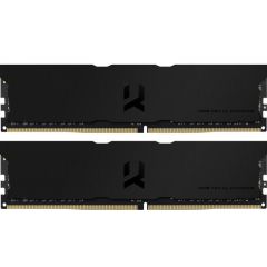 16GB (Kit of 2*8GB) DDR4-3600  GOODRAM  IRDM PRO DDR4 DEEP BLACK  (Dual Channel Kit), PC28800, CL18, Latency 18-22-22, 1.35V, 1024x8, Aluminium BLACK heatsink