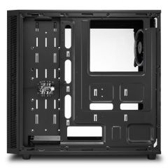 Корпус Sharkoon TG4 RGB / w/oPSU / Side panel / 4x120mm A-RGB LED / ATX / Black