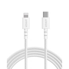 Кабель Type-C на Lightning Anker PowerLine Select+ / 1.8 m / white
