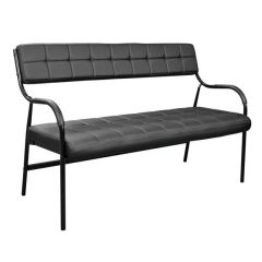 Bancheta N-13~(3 locuri 140x60cm) Black