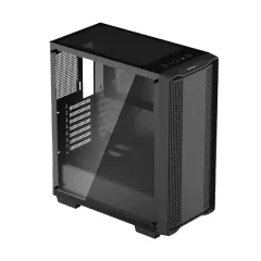 Carcasa PC Deepcool CC560 Limited, Midi-Tower, Fara PSU, Negru