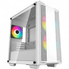 Компьютерный корпус Deepcool CC360 ARGB, Midi-Tower, Без блока питания, Белый