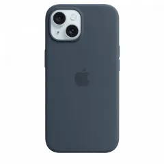 Чехол Apple iPhone 15 Silicone Case with MagSafe, Темно синий