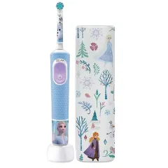 Электрическая зубная щетка Braun Kids Vitality PRO D103 Frozen, Синий | Белый