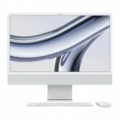 Моноблок Apple iMac A2873, 24", M3 with 8-core CPU and 10-core GPU, 8Гб/512Гб, macOS Sonoma, Серебристый