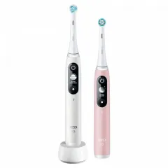 Электрическая зубная щетка Braun Oral-B iO 6 Duo, Белый | Розовый