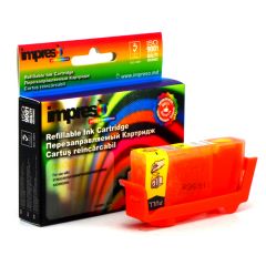 Impreso IMP-DS-CC521Y Yellow Refillable Cartridge Canon iP3600/4600