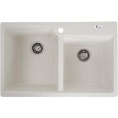 Quartz DUO 80 WHITE Chiuveta TORNADO