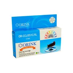ORINK OR-CCLI551C/XL Cyan Canon iP7250/8750/MG5450/5550/5650/6350
