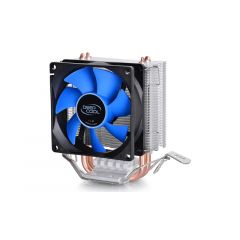 DEEPCOOL Cooler "Ice Edge Mini FS V2", Socket 1155/1151 & FM2/AM3+, up to 100W, 80х80х25mm, 2200rpm, <24.7dBA, 25.1CFM, 3 pin, Hydro Bearing, 2 heatpipes direct contact