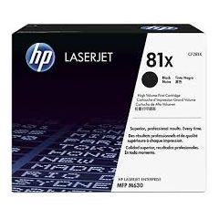 HP 81X (CF281X) High Yield Black Cartridge forHP LaserJet Enterprise M605dn, M605n, M605x, M606dn, M606x, M630dn, M630f, M630h, Flow M630z, 25000 p.