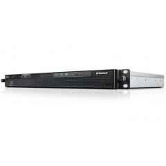 Lenovo ThinkServer RS140 w/ 4x 2.5" Bays, Xeon E3-1226v3, 1 x 4Gb ECC UDIMM, RAID100 0/1/5/10 w/ No Cache, No HDD, Slim DVD-RW, 1GbE 2-port Onboard and 1GbE for Mgmt, No TPM, No Intrusion Switch, Intel AMT 9.0, 1 x 300W PSU Fixed, Rack 1U