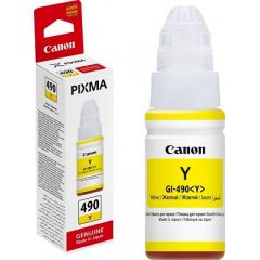 Ink Bottle Canon GI-490 Y, yellow, 70ml for PIXMA G1400/G2400/G3400