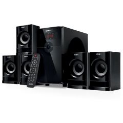 SVEN HT-201 Black, 5.1 / 20W + 5x12W RMS, Bluetooth+EDR, FM-tuner,