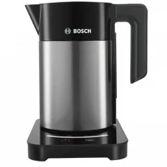 Электрочайник Bosch TWK7203, Нержавеющая Сталь | Черный