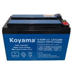 Аккумулятор KOYAMA moto 6-DZM-12 12V 12Ah