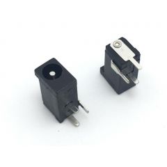 DC POWER JACK Socket DC-002 3.5mm*1MM Black 3.5MM*1.1M