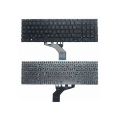 Keyboard HP Pavilion 15-DA 15-DB 15-CN 17-BY 250 255 G7 w/Backlit w/o frame "ENTER"-small ENG/RU Silver Original