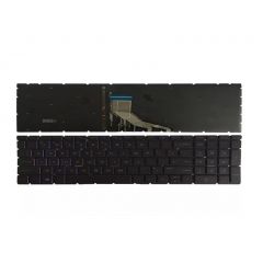 Keyboard HP Pavilion 15-DK 15T-DK 15DK 15-CX 15Z-EC Series w/Backlit w/o frame "ENTER"-small ENG/RU Black