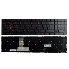 Keyboard Lenovo Legion Y520-15, Y530-15  Y720, Y720-15IKB series w/o frame "ENTER" - small w/Backlit Red ENG/RU Black Original