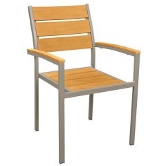 Scaun Terasa Milagro Grey+Wood D10